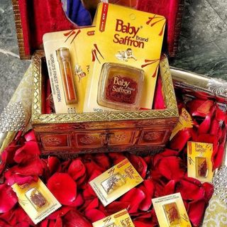 NHUỴ HOA NGHỆ TÂY ẤN ĐỘ - BABY SAFRON NEGIN KASHMIR ẤN ĐỘ Loại Nhất 1g