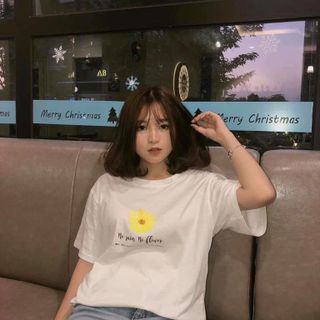ÁO THUN NỮ TAY LỠ HÌNH HOA ĐẸP FORM RỘNG