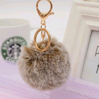 Móc khoá cục bông ánh khói