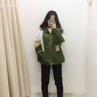 ÁO KHOÁC DÙ NỮ PHỐI MÀU ĐẸP