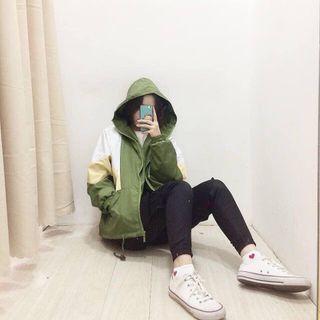 ÁO KHOÁC DÙ NỮ PHỐI MÀU ĐẸP