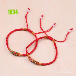 1034- vòng chỉ đỏ tứ vân ngũ sắc