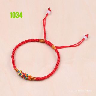 1034- vòng chỉ đỏ tứ vân ngũ sắc