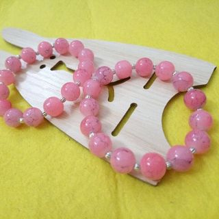 chuỗi đeo tay phong thủy hạt đá mix kim loại