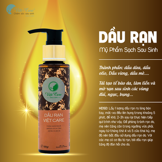 DẦU RẠN TRỊ THÂM RẠN VIỆT-CARE