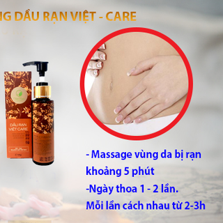 DẦU RẠN TRỊ THÂM RẠN VIỆT-CARE