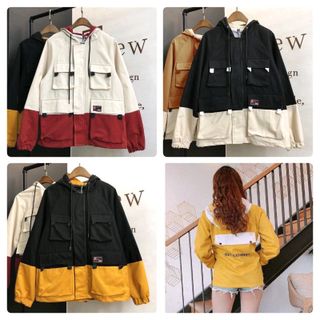 Áo khoác kaki 2 lớp lót dù