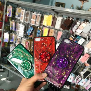 Ốp đá kèm sẵn dây và popsocket
