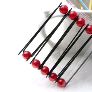 kẹp ghim hạt trai nhiều màu