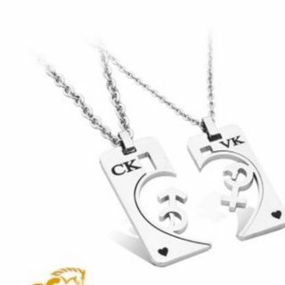 Dây chuyền inox cặp đôi couple mẫu đẹp y hình nha các bạn Giá sỉ 39k 1 cặp bao gồm 2 dây và 2 mặt