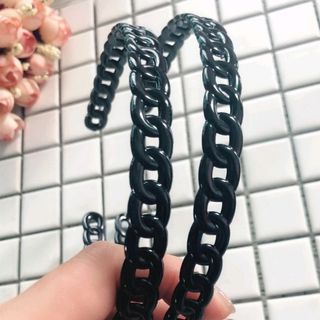cài tóc thời trang nhựa đen