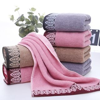 Khăn tắm cotton 100 siêu thấm nước 35x75cm 100g-136