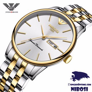 ĐỒNG HỒ NIBOSI - NI009 Đồng hồ nam dây thép titan đúc NIBOSI đồng hồ nam chính hãng đồng hồ thời trang giá sỉ