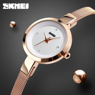 ĐỒNG HỒ SKMEI - SK019 Đồng hồ nữ dây nhuyễn SKMEI CLASSIC