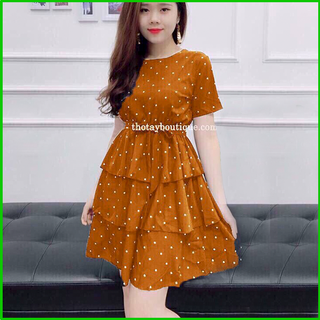 Đầm xòe 3 tầng
