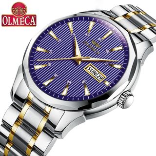 ĐỒNG HỒ OLMECA - OLM005 Đồng hồ nam dây thép không gỉ olmeca TREND đồng hồ nam chính hãng olmeca đồng hồ thời trang giá sỉ