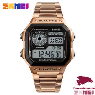 ĐỒNG HỒ SKMEI OT1335T Đồng hồ Unisex điện tử dây thép không gỉ Skmei (Nhiều màu)