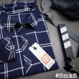 Sơ mi kẻ uni