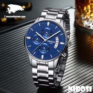 ĐỒNG HỒ NIBOSI - NI001 Đồng hồ NIBOSI đồng hồ Nam Authentic FULL BOX - Tặng Pin Đồng Hồ - đồng hồ nam đẹp