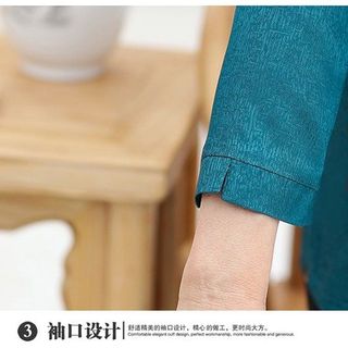 ÁO QUẦN HỌA TIẾT CHO BÀ SANG TRỌNG BG230