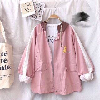 ÁO KHOÁC NAM ÁO KHOÁC NỮ CÓ IN HÌNH HƯU CAO CỔ