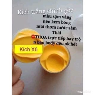 Kem kích trắng X6