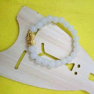 chuỗi đeo tay phong thủy hạt đá 8li mix mặt tỳ hưu mẫu màu y hình giá sỉ 15k 1 chuỗi