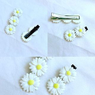 Sét 2 kẹp hoa cúc cute