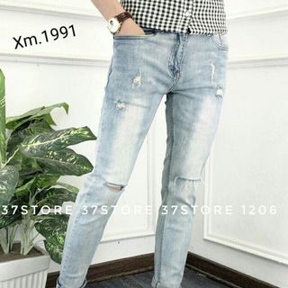 Quan jean rach nam ca tinh