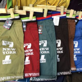 Quần short kaki lưng thun vải co giãn
