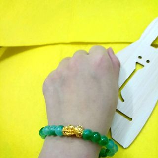 chuỗi đeo tay phong thủy hạt đá 8li mix mặt tỳ hưu mẫu y hình giá sỉ chỉ 15k 1 chuỗi