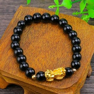 chuỗi đeo tay phong thủy hạt đá 8li mix mặt tỳ hưu mẫu y hình giá sỉ 15k 1 chuỗi