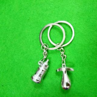 móc khóa cặp đôi inox hàng luôn có sẵn giá sỉ 16k 1 cặp 2 cái
