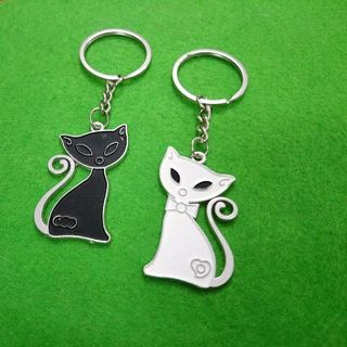 móc khóa cặp đôi inox hàng luôn có sẵn giá sỉ 16k 1 cặp 2 cái