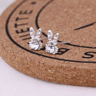 Bông tai kim loại mẫu mới phong cách Hàn Quốc siêu hot