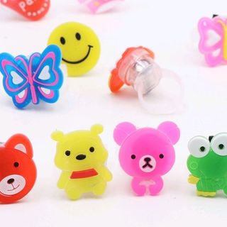 nhẫn đeo tay có đèn led mẫu hoạt hình