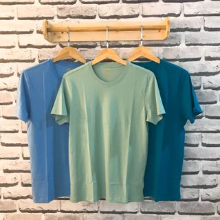 Áo thun trơn nữ 100 cotton đỏ đô