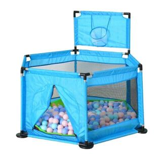 quây bóng lục giác có rổ ném bóng