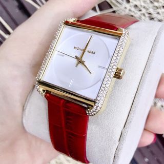 đồng hồ Mk nữ màu đỏ