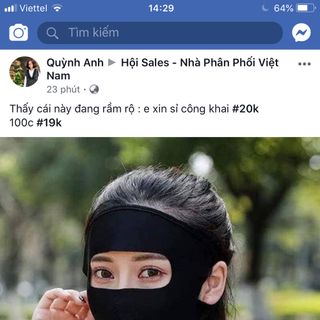 Khẩu trang ninja sành điệu