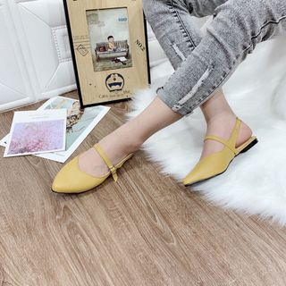 Giày bup bê co dây