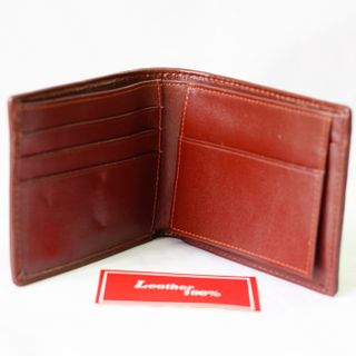 Ví Da Cá Sấu - Màu Nâu Đỏ Dáng Ngang - VCS004-NDODN