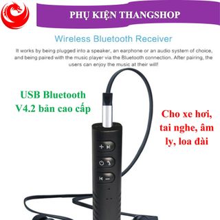 Usb Bluetooth BT 801 tích hợp pin dùng cho xe hơi tai nghe âm ly loa đài phiên bản bluetooth v42 giá sỉ