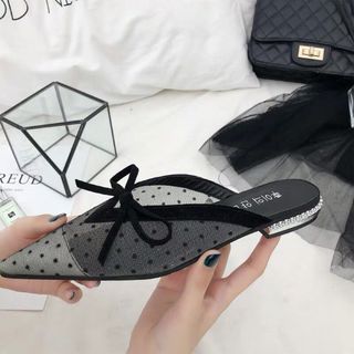 Dép sục nơ lưới