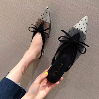 Dép sục nơ lưới