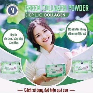 Diệp lục collagen chống khô hạn làm đẹp da bổ sung collagen giá sỉ