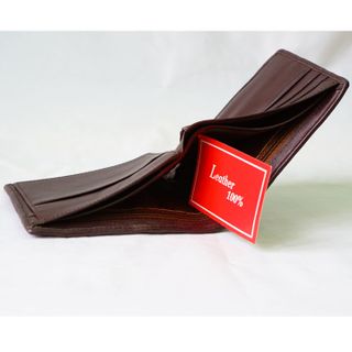 Ví Da Cá Sấu - Màu Nâu Đỏ Dáng Ngang - VCS008-NDODN