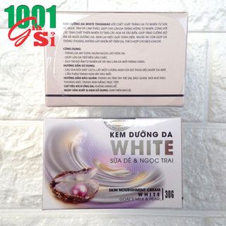 KEM DƯỠNG DA WHITE SỮA DÊ VÀ NGỌC TRAI 30G Thorakao