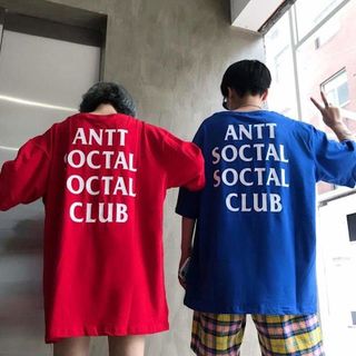 ÁO THUN NAM NỮ TAY LỠ ANTI COCTAL CLUB