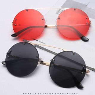 Kính mát thời trang mặt tròn siêu phong cách 117